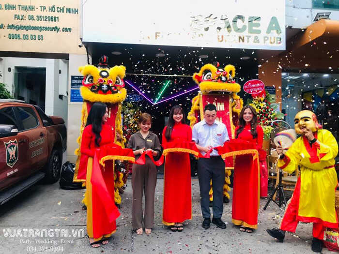 Vua Trang Trí cho thuê dịch vụ múa lân khai trương cửa hàng , công ty , doanh nghiệp , spa giá tốt tại TPHCM